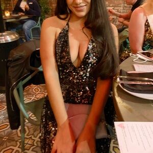 Bardot Sequin Jumpsuit